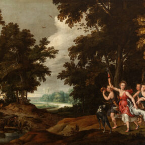 Diana-ancelle-caccia-scuola-fiamminga